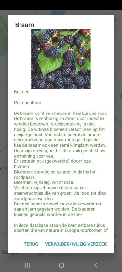 Wildpluken met app
